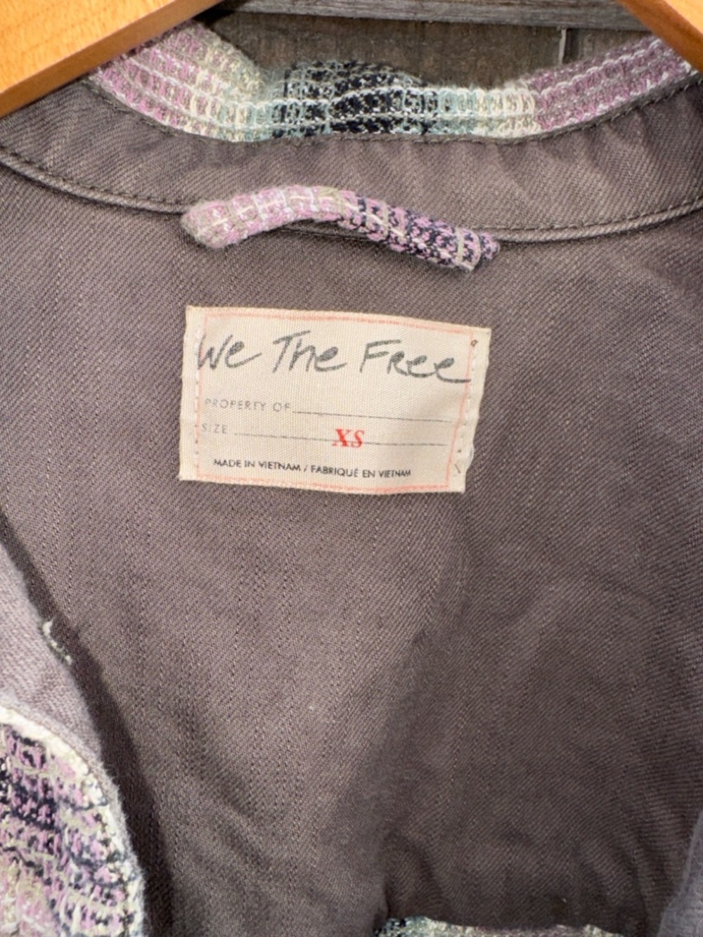 Free People We The Free Anneli Plaid Shirt Jacket Shacket Spanish Olive XS - Picture 6 of 16